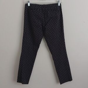 Loft Geometric Print Over the Belly Maternity Skinny Pants NWOT #2227